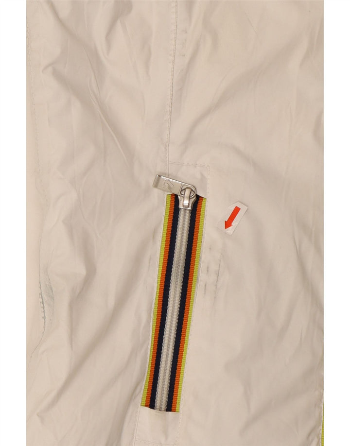 Jaqueta acolchoada reversível com capuz para meninas K-WAY 8-9 anos poliamida branca