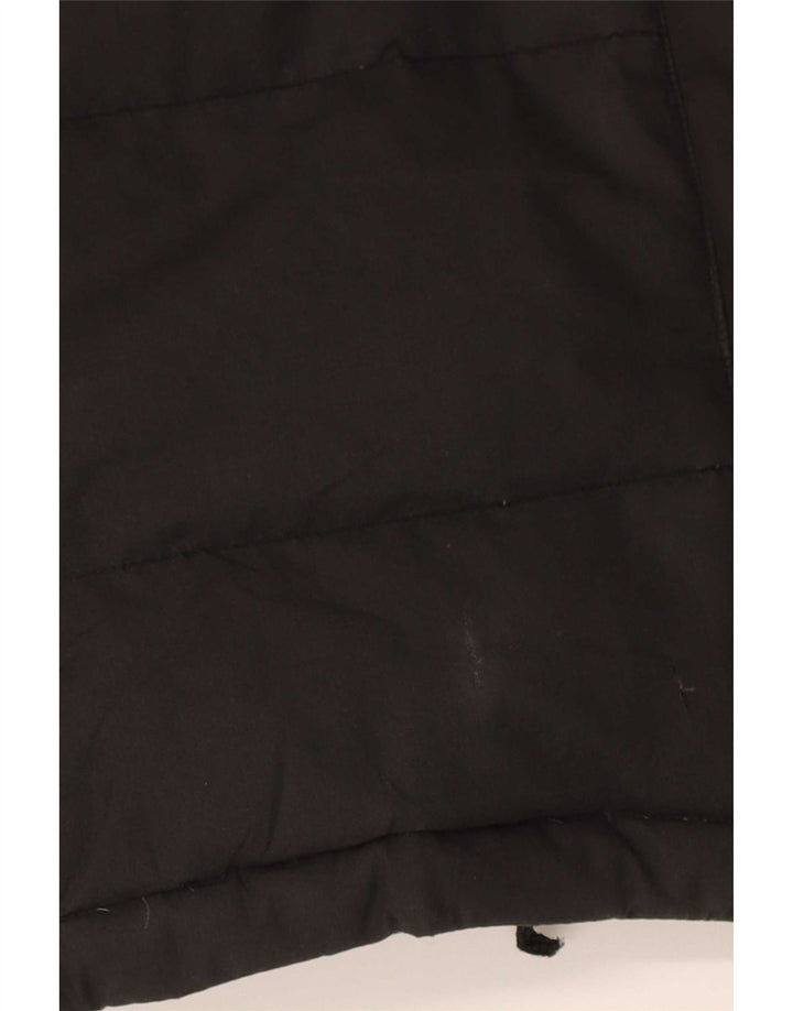 Casaco acolchoado feminino Brugi IT 46 grande poliéster preto