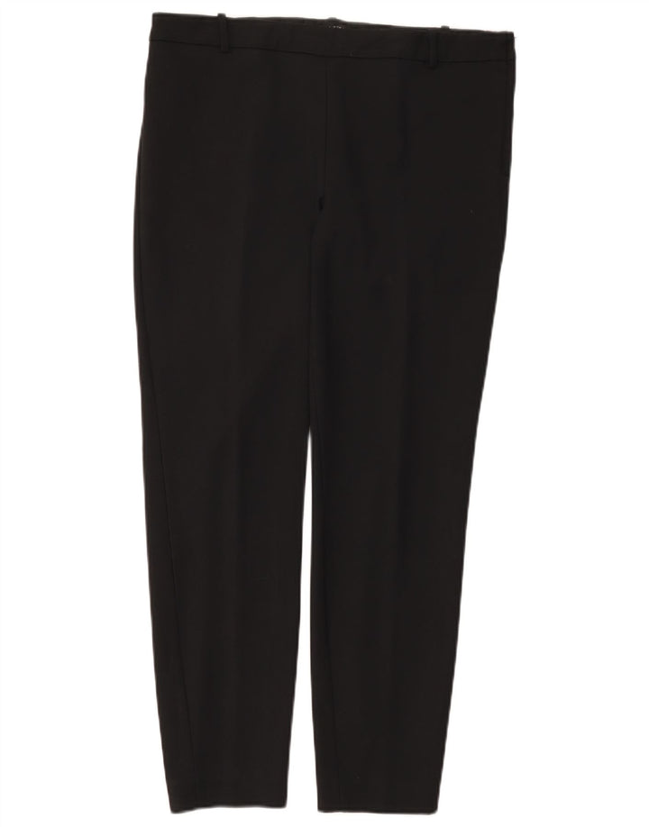 Calça feminina casual justa ZARA grande W30 L27 preta