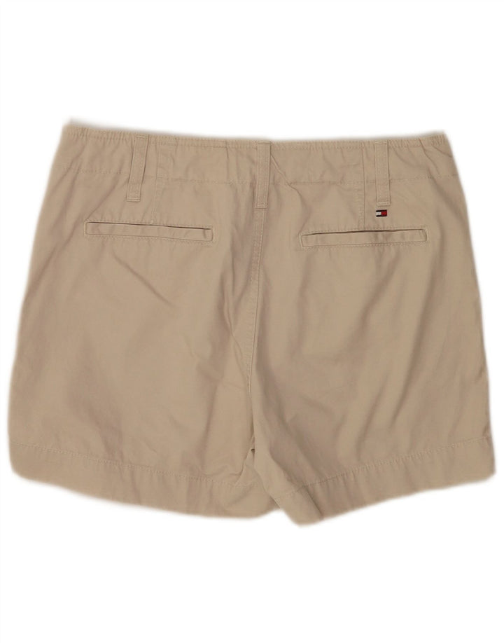 Shorts Chino feminino Tommy Hilfiger EUA 8 médio W30 algodão bege