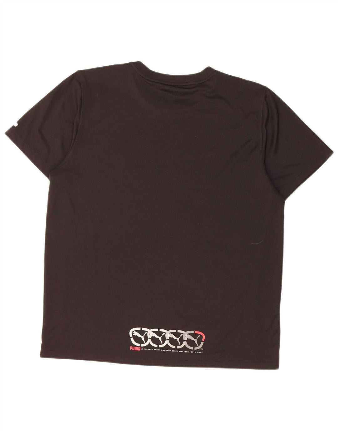 Camiseta Puma Masculina Graphic Top Médio Preto