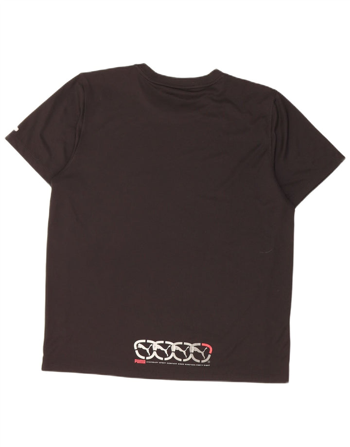Camiseta Puma Masculina Graphic Top Médio Preto