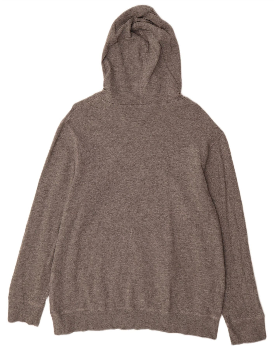 Suéter com capuz gráfico masculino Levi's médio cinza algodão