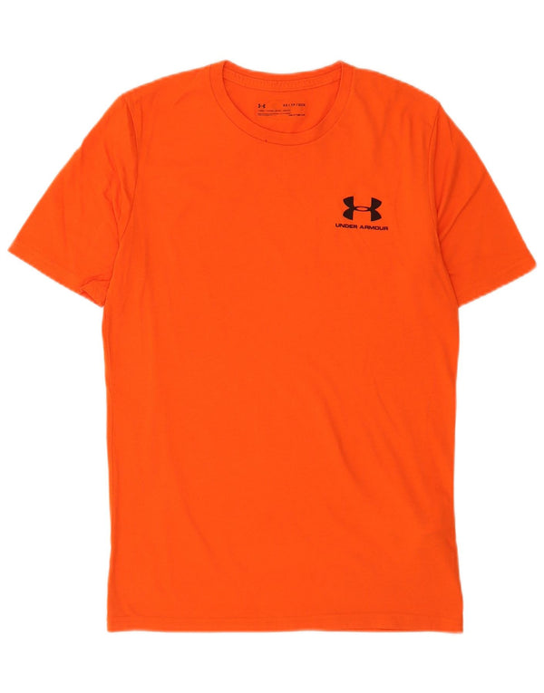 Camiseta masculina Under Armour Heat Gear Top XS algodão laranja