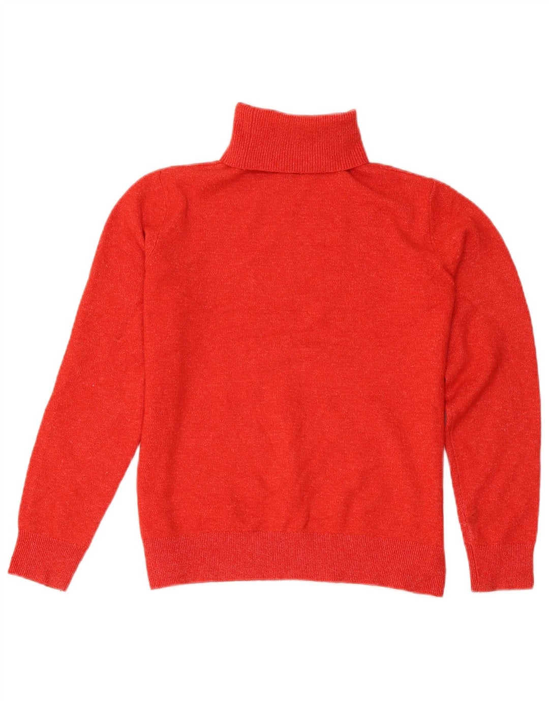Suéter feminino Marks & Spencer com gola redonda Reino Unido 10 pequeno vermelho manchado