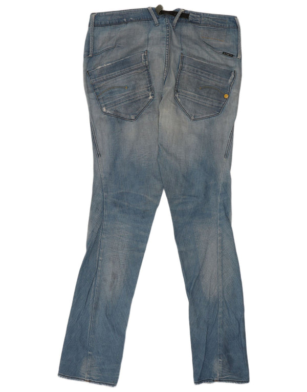 G-Star Masculino Slim Jeans W32 L34 Azul Algodão