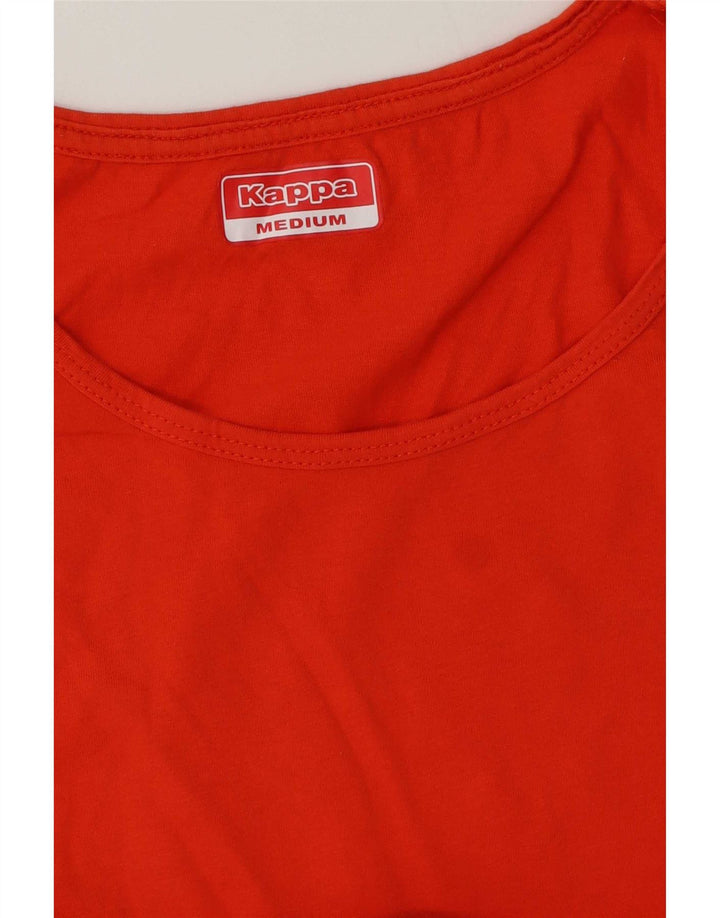 Kappa Mens Colete Top Médio Laranja