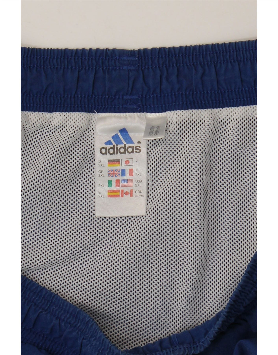 Shorts esportivos gráficos masculinos ADIDAS 2XL azul colorblock poliamida