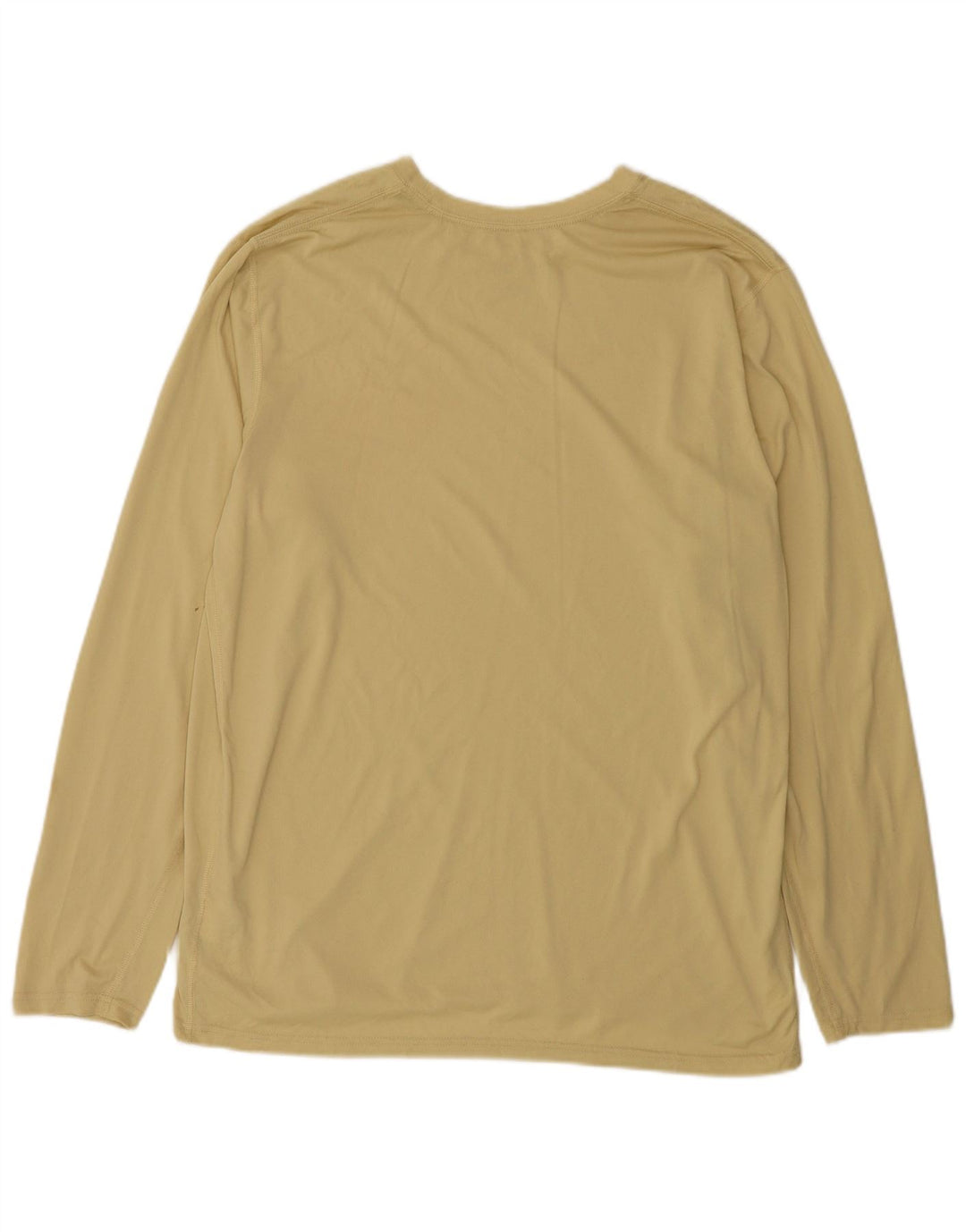 Nike Mens Dri Fit Top Manga Longa XL Amarelo Poliéster