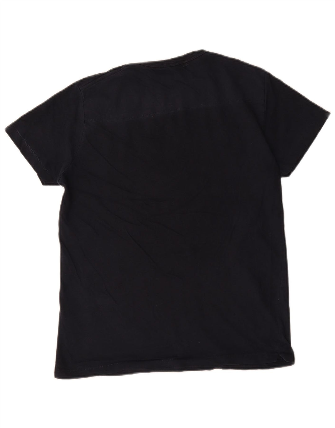 Camiseta masculina French Connection Top médio algodão azul marinho