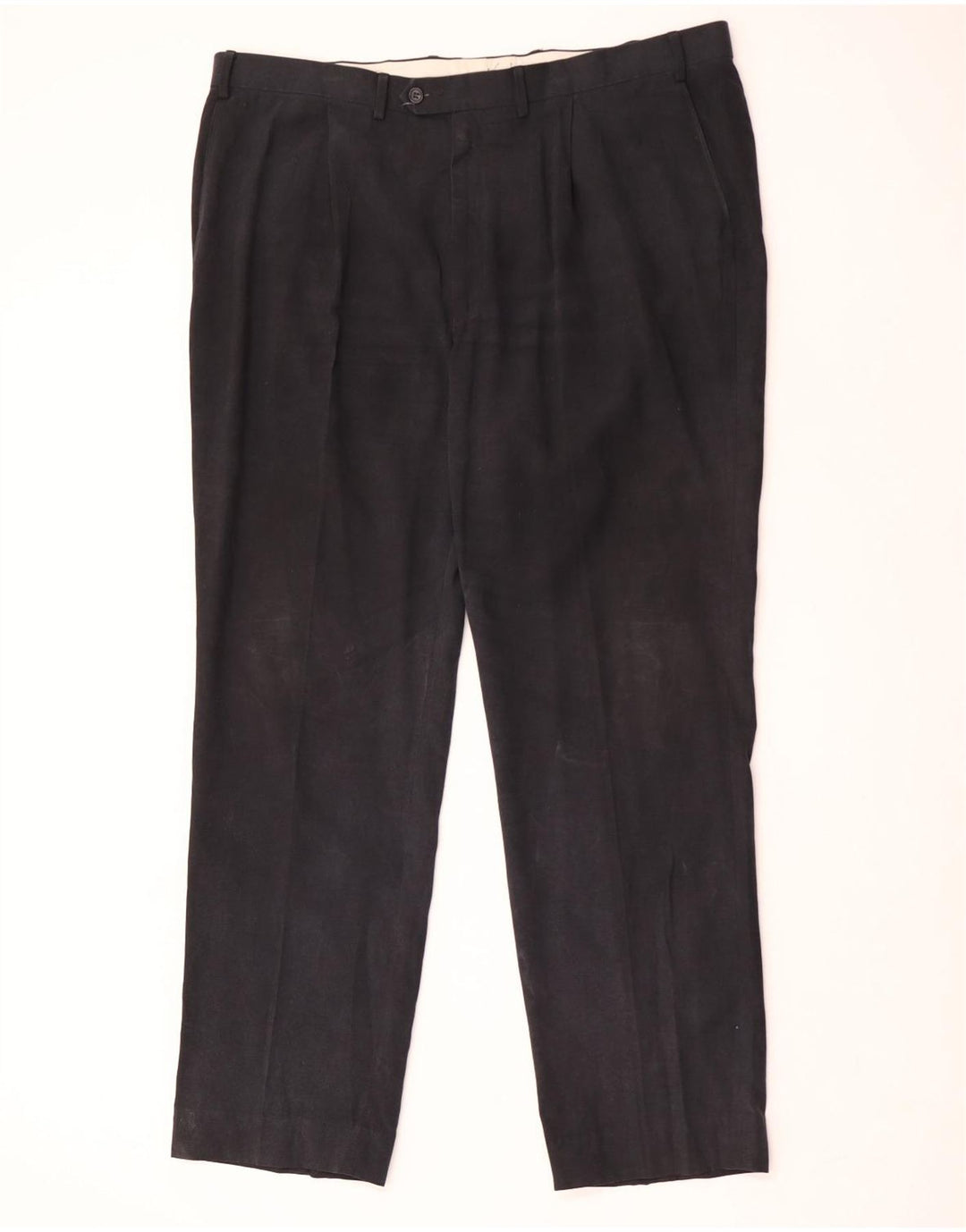 Calça masculina Marks & Spencer Pegged Suit W42 L33 azul marinho Lyocell