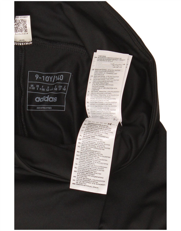 Leggings Adidas Aeroready para meninas 9-10 anos preto poliéster