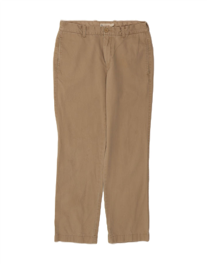 J. CREW Mens Straight Chino Trousers W30 L30 Beige Cotton Vintage J. Crew and Second-Hand J. Crew from Messina Hembry 