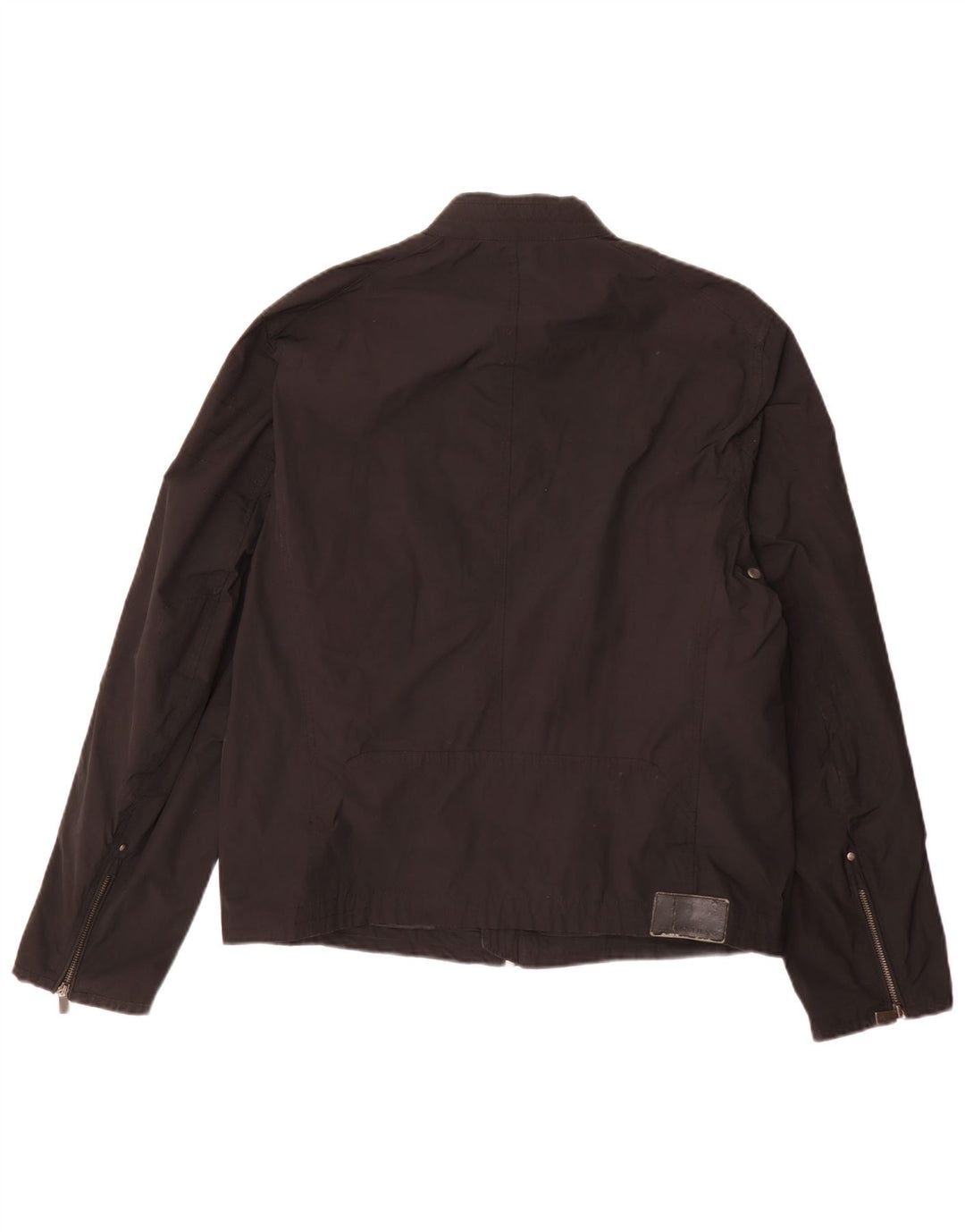 Jaqueta masculina Trussardi Biker UK 36 pequena preta