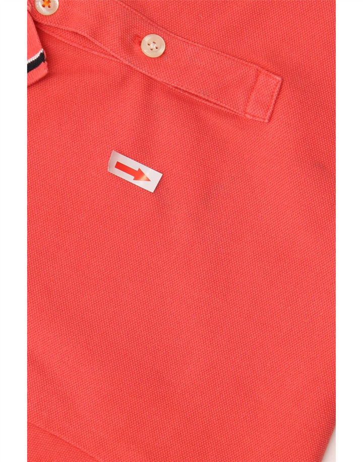 Camisa polo masculina Timberland Slim Fit médio algodão rosa