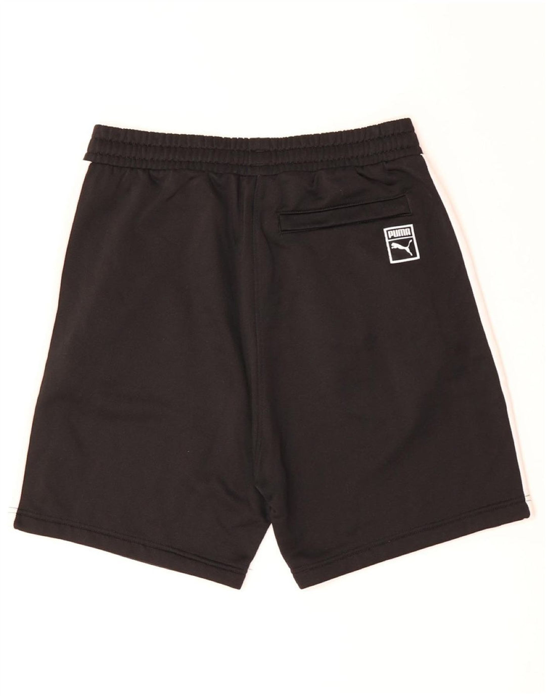 Shorts esportivos masculinos PUMA médio preto colorblock poliéster