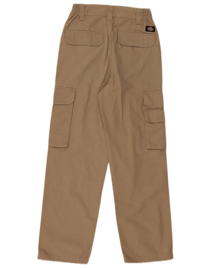 Calças cargo retas masculinas Dickies W26 L27 algodão bege