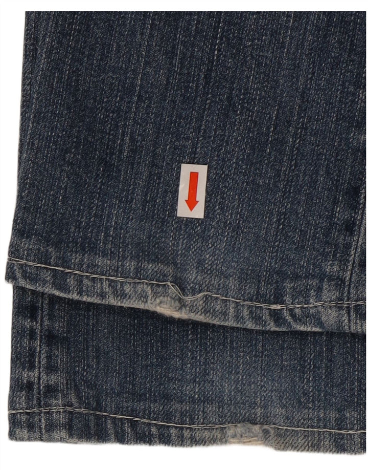 DIESEL Jeans retos femininos W26 L30 algodão azul