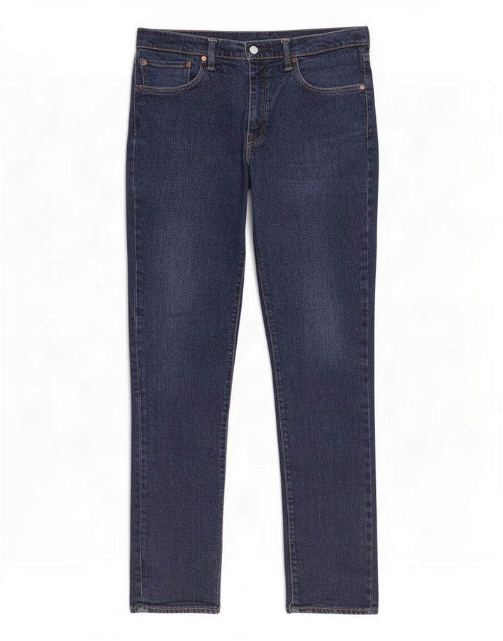 Levi's Masculino 511 Slim Jeans W36 L34 Azul Marinho Algodão