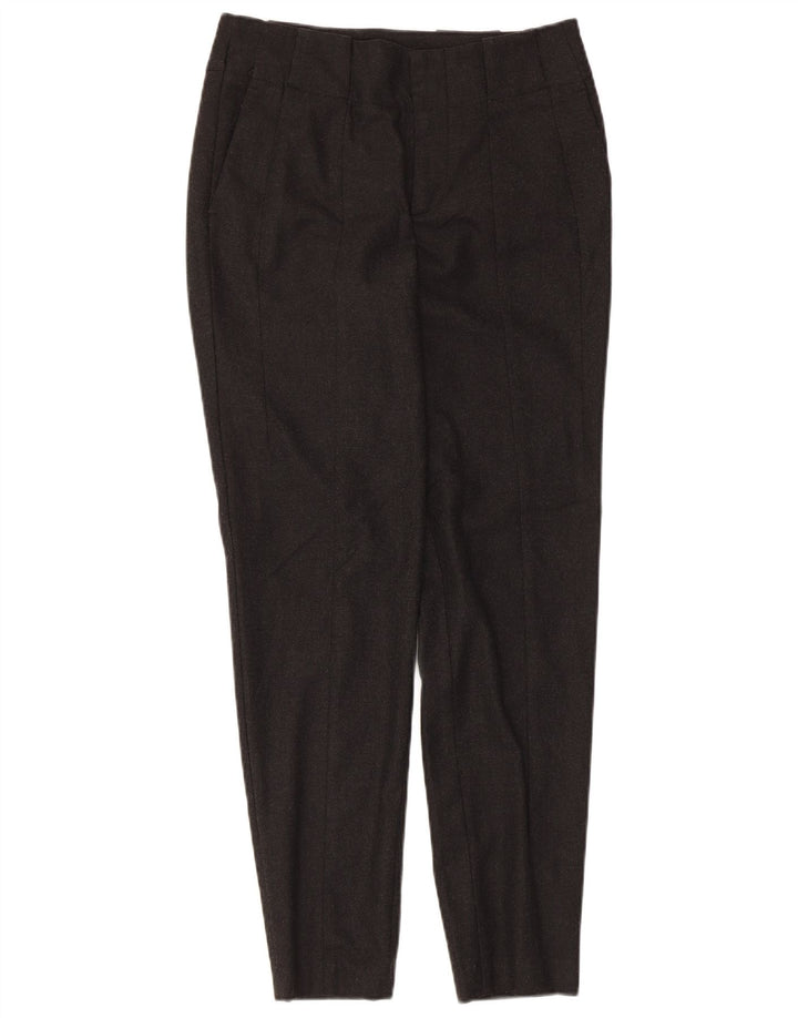 Zara Calça Chino Feminina Pegged Pequena W26 L28 Cinza