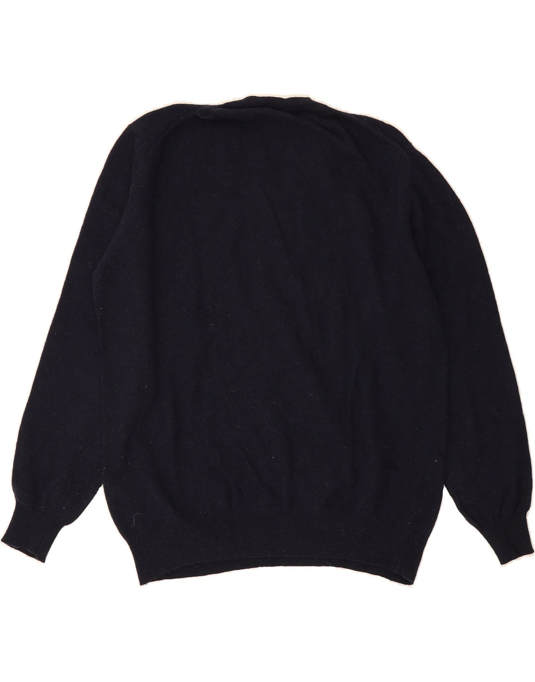 FILA Mens V-Neck Jumper Sweater XL Navy Blue Wool Vintage Fila and Second-Hand Fila from Messina Hembry 