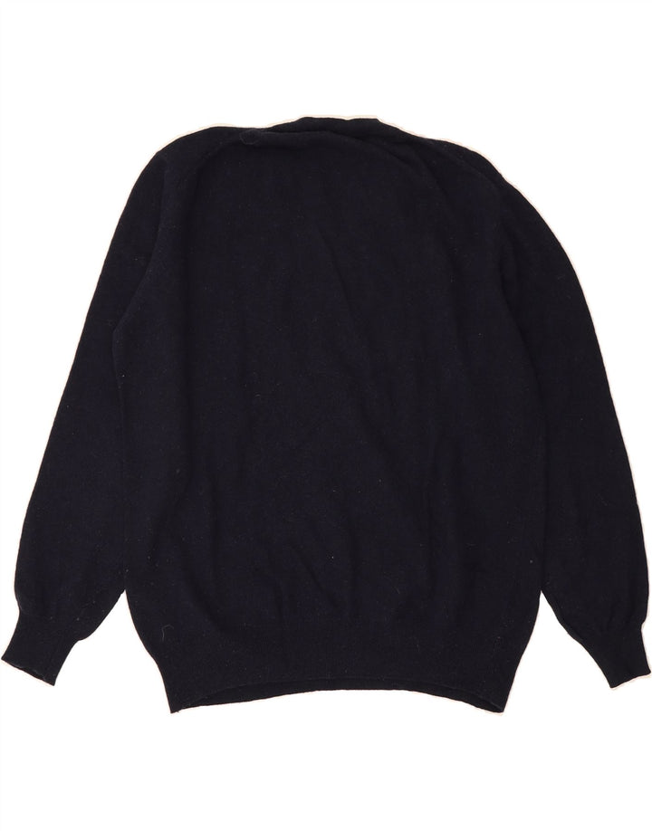 FILA Mens V-Neck Jumper Sweater XL Navy Blue Wool Vintage Fila and Second-Hand Fila from Messina Hembry 
