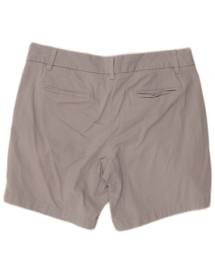 Shorts Chino feminino TOMMY HILFIGER EUA 8 médio W32 algodão cinza