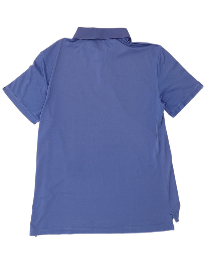 Camisa polo masculina Nautica poliéster azul médio