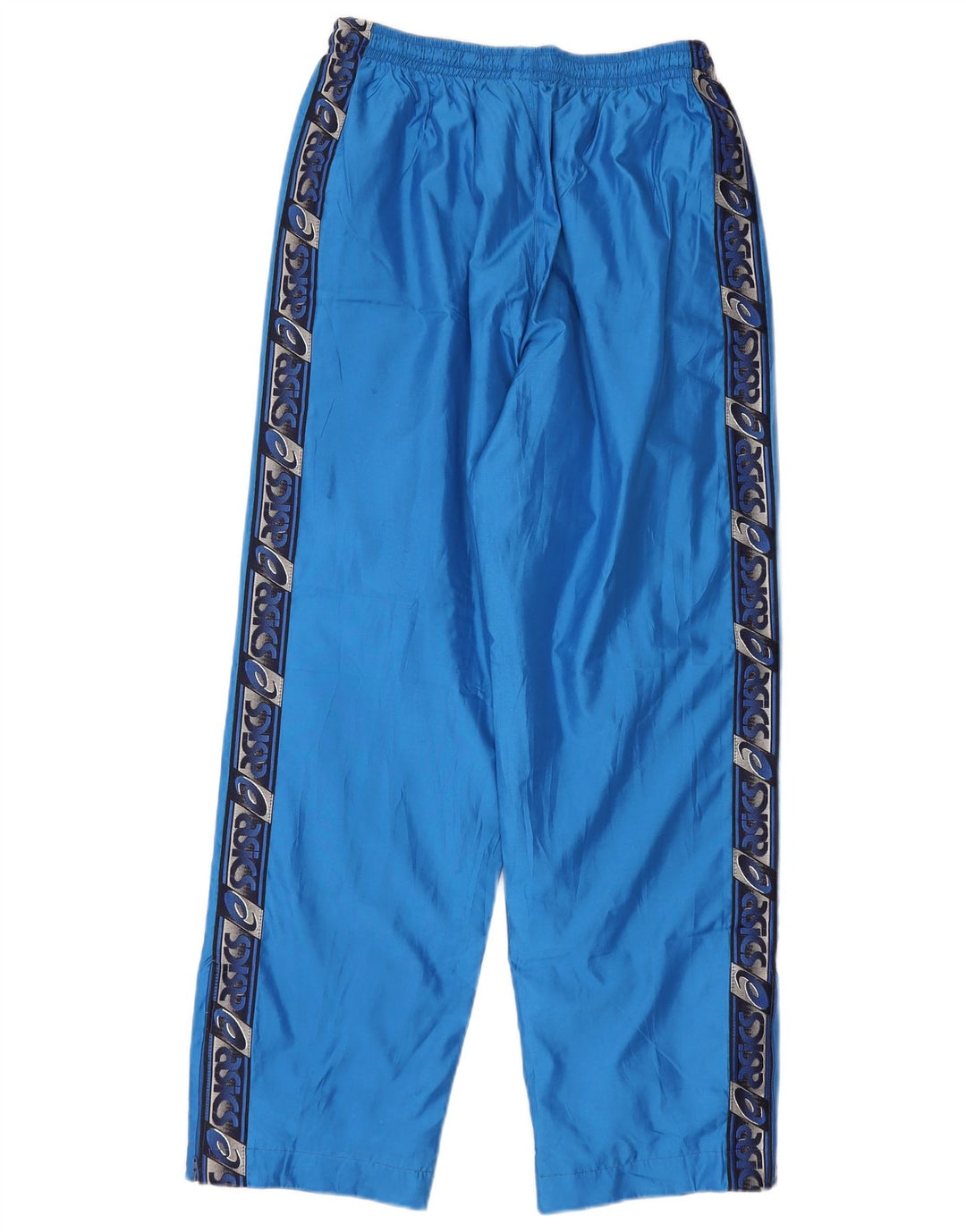 Calça de treino masculina Asics Graphic azul médio colorblock poliéster