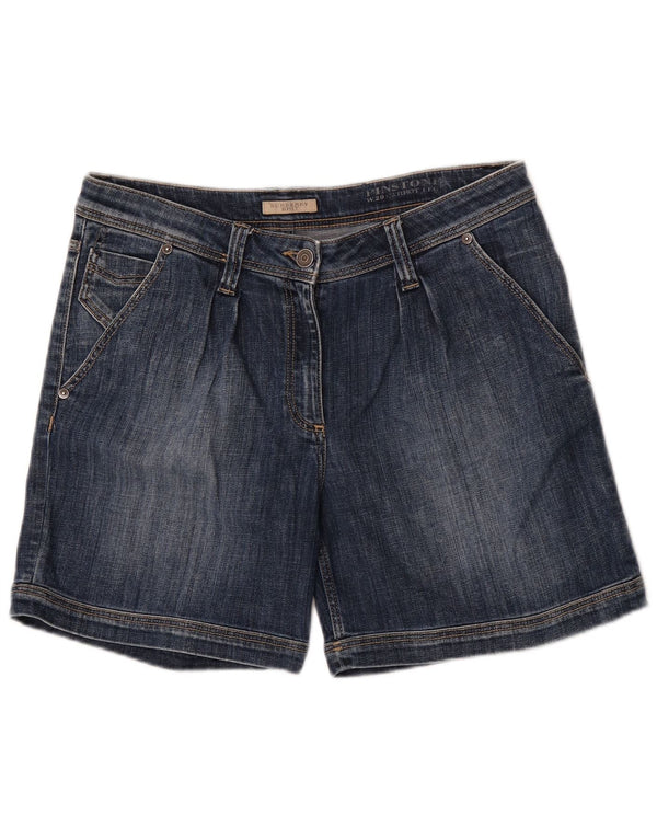 Burberry Womens BRIT Denim Shorts W29 Algodão Azul Médio