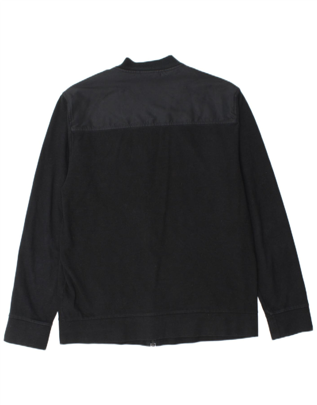 Dkny Mens Treino Top Jaqueta Médio Preto Colorblock Algodão