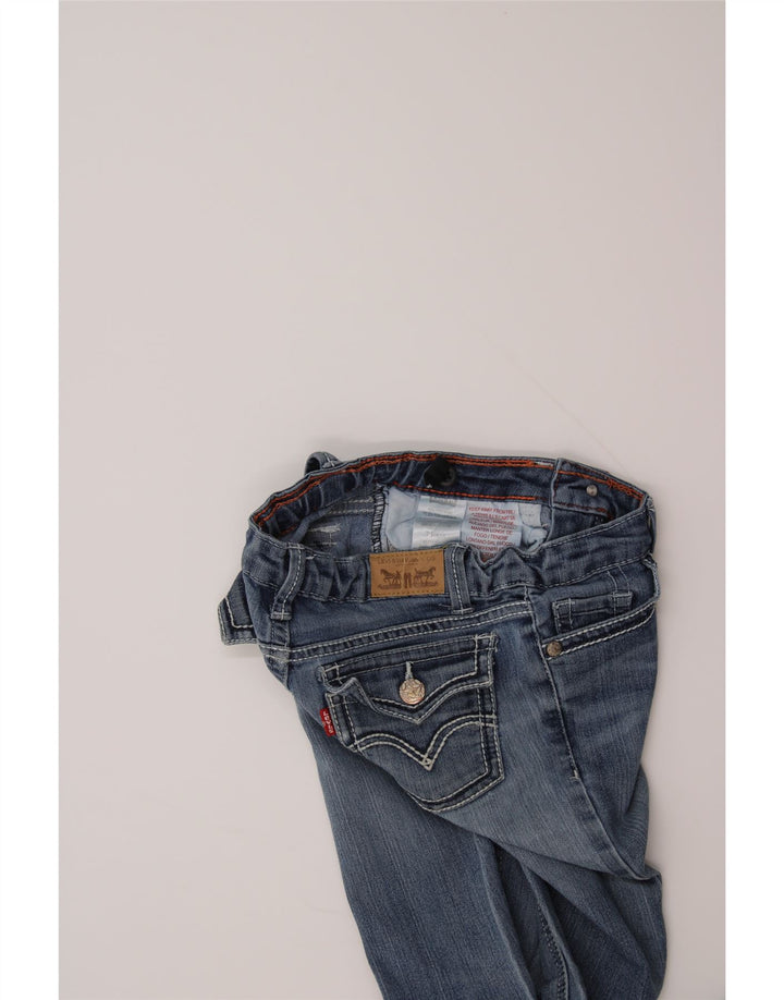 LEVI'S Girls Flared Jeans 6-7 Years W24 L24 Blue Cotton Vintage Levi's and Second-Hand Levi's from Messina Hembry 