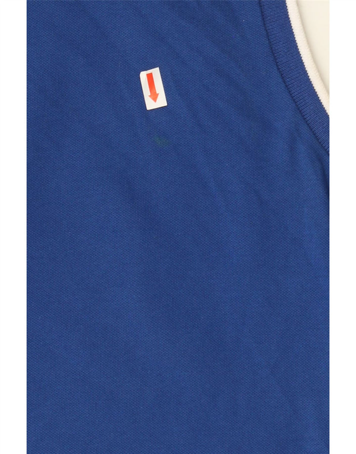NORTH SAILS Womens Sleeveless Polo Shirt UK 6 XS Blue Cotton Vintage North Sails and Second-Hand North Sails from Messina Hembry 