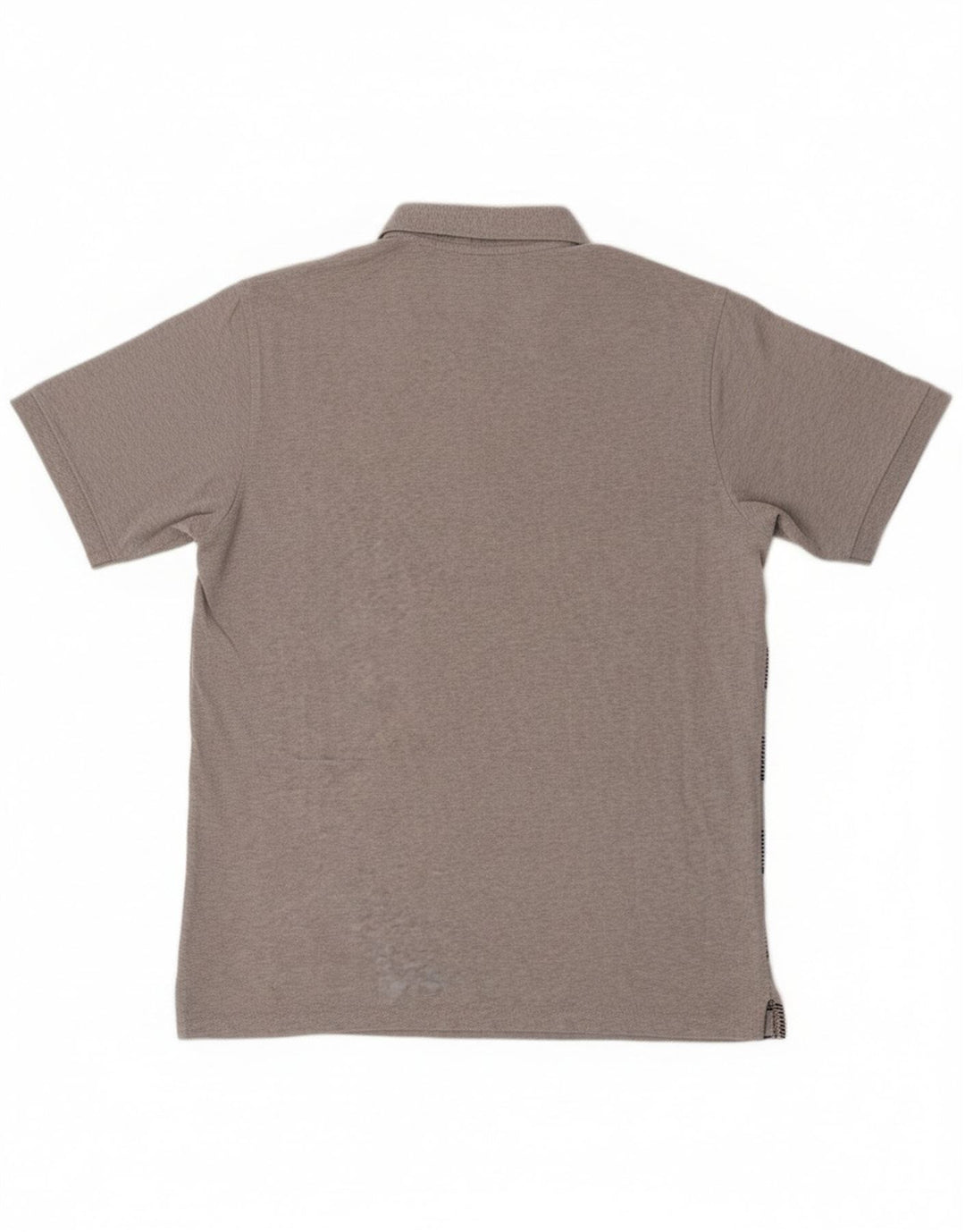 Camisa polo masculina Reebok médio cinza listrado algodão