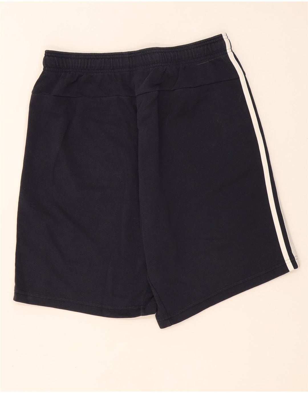 Shorts esportivos masculinos Adidas grandes algodão azul marinho