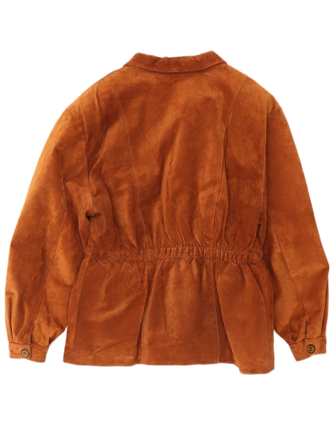 Jaqueta masculina vintage de camurça UK 36 pequena marrom