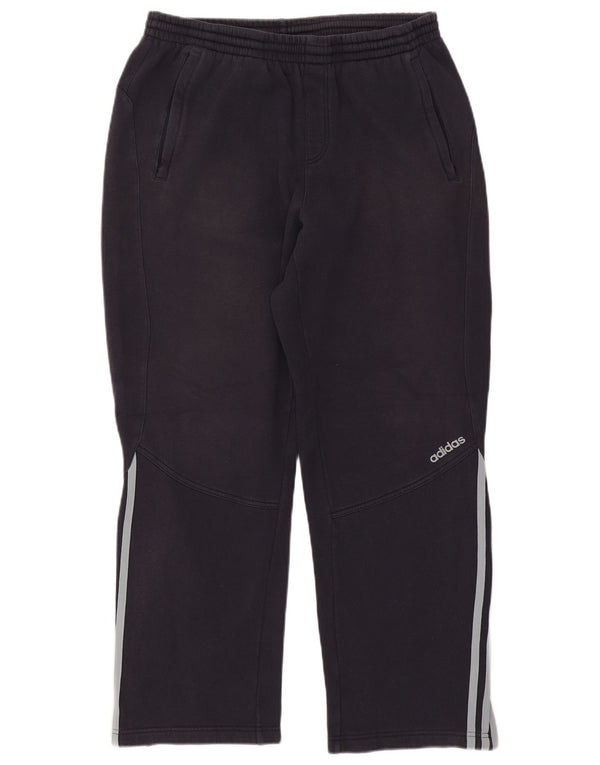 Calça de treino masculina Adidas grande algodão azul marinho