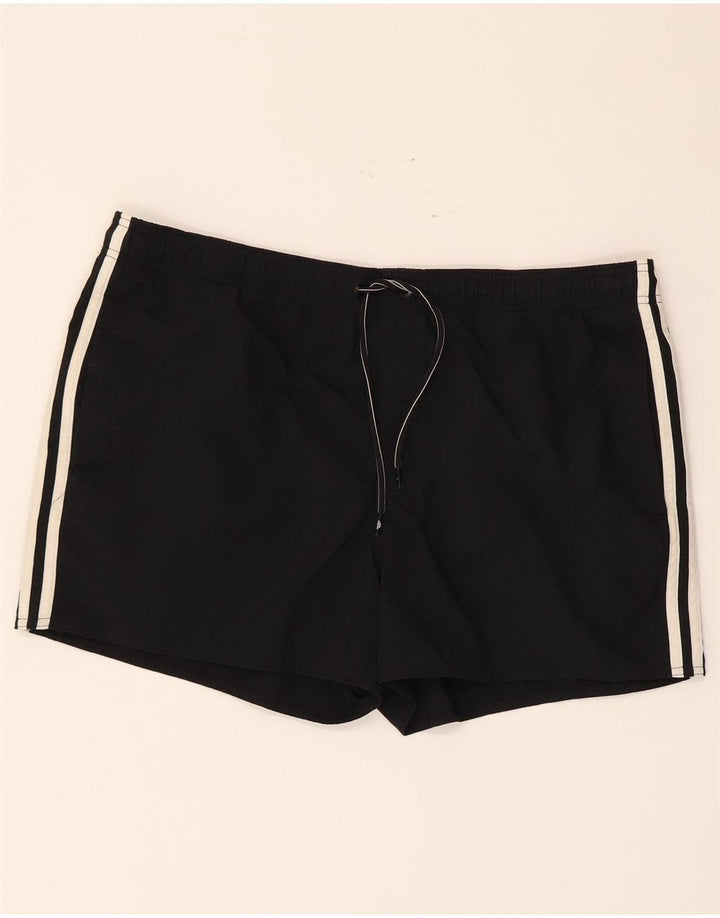 Adidas Mens Natação Shorts Grande Poliamida Preta