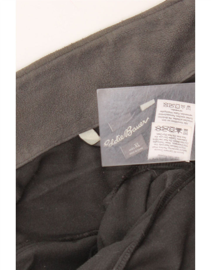 Jaqueta corta-vento masculina EDDIE BAUER UK 42 XL poliéster preto