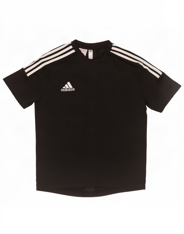 Camiseta Adidas Menino Climalite Top 13-14 Anos Preto Poliéster
