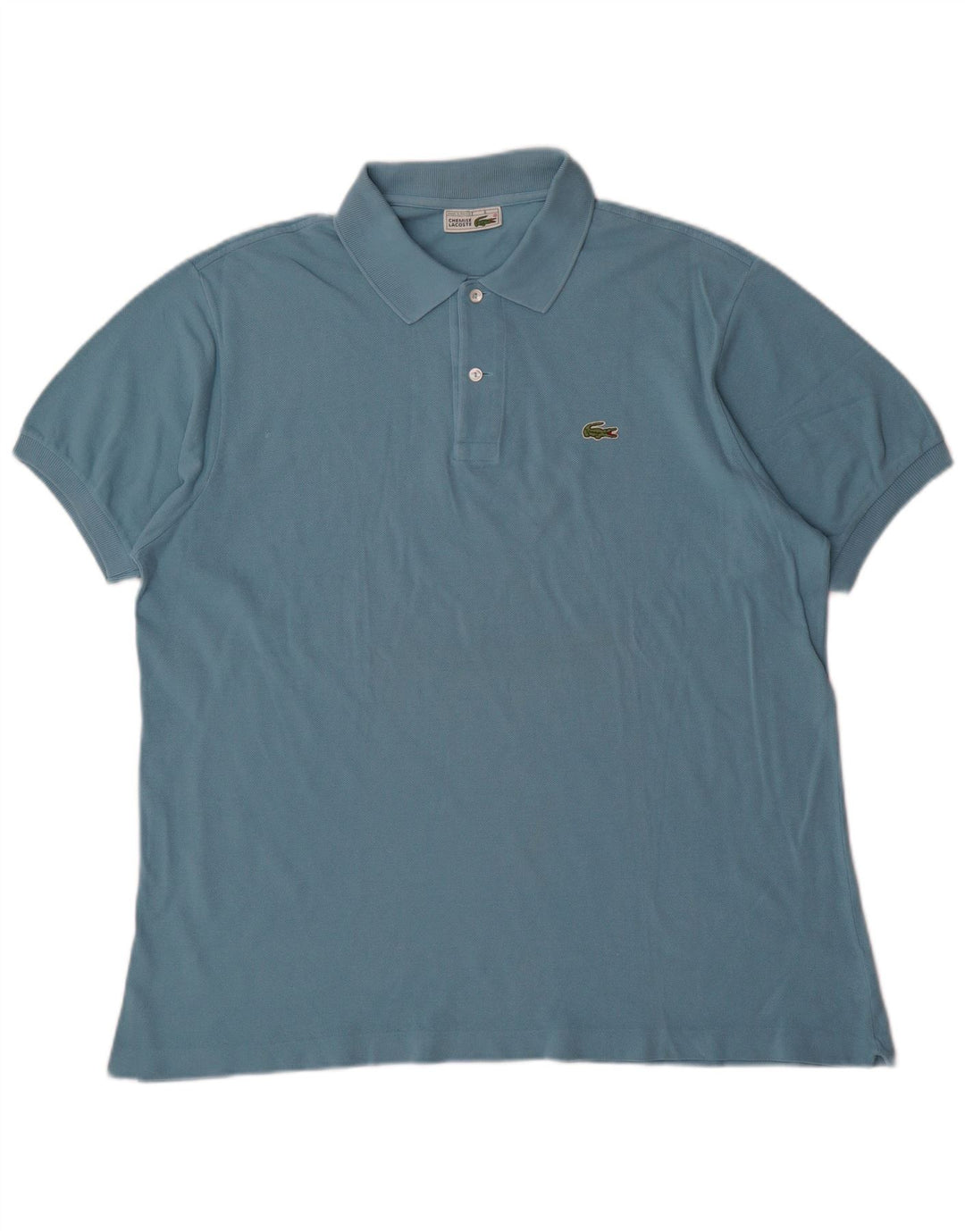 Camisa polo masculina LACOSTE tamanho 6 XL algodão azul