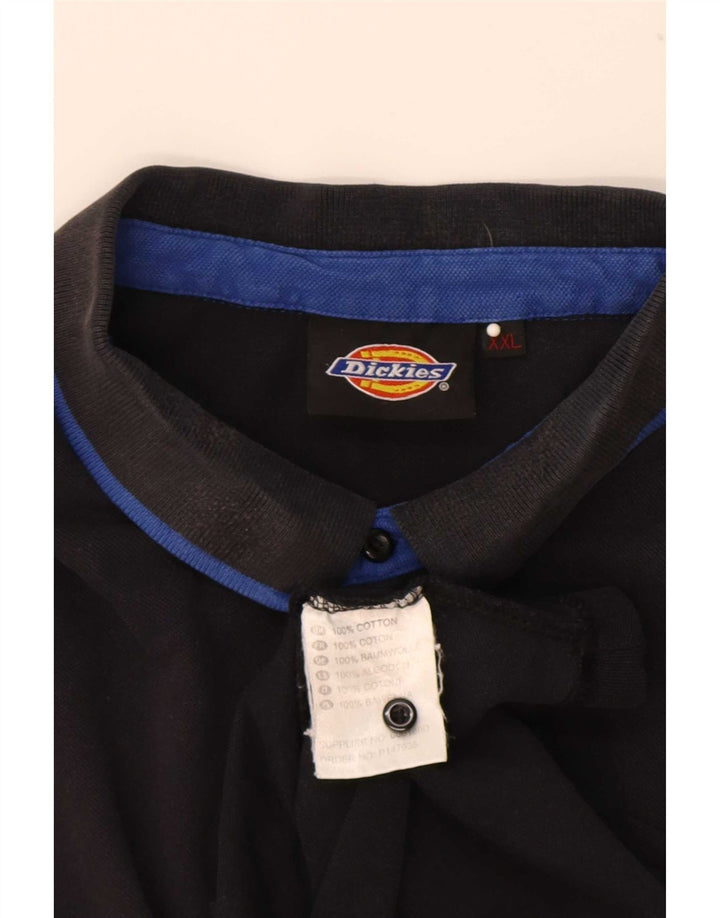 Camisa polo masculina Dickies 2XL algodão preto