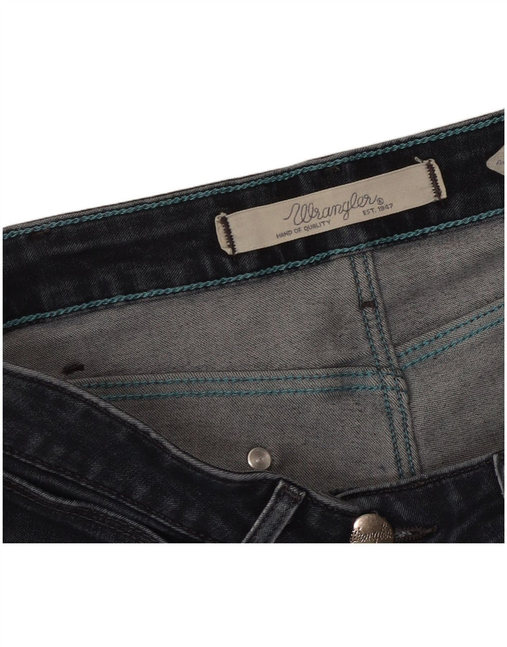 Jeans justos femininos WRANGLER W32 L30 azul marinho