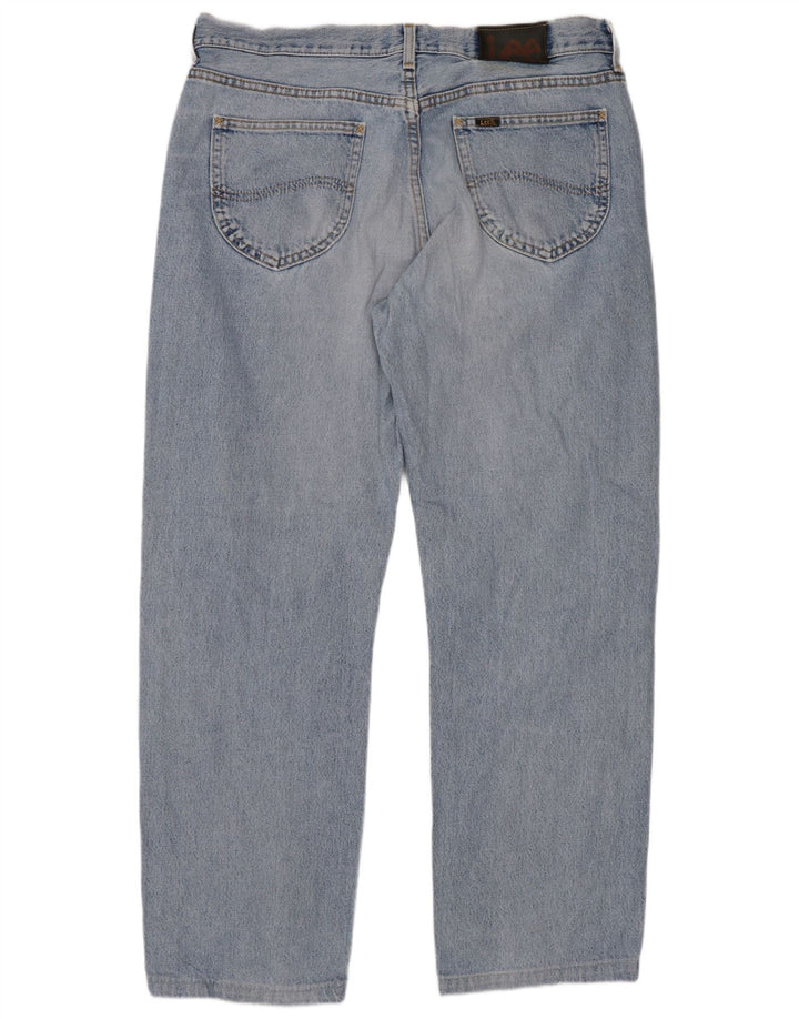 Calça jeans reta masculina Lee W34 L30 azul