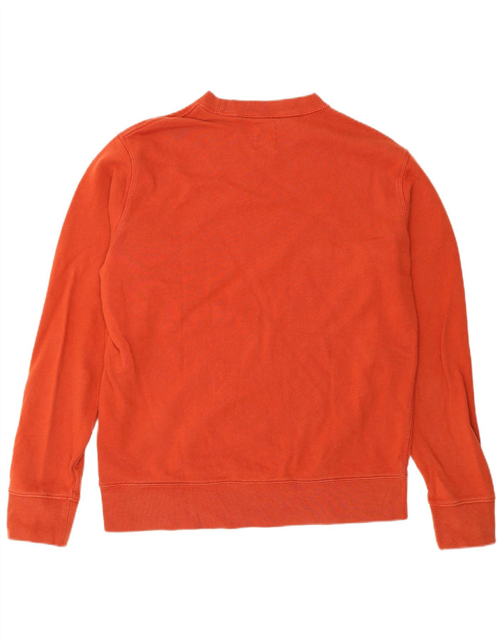 Suéter masculino Marks & Spencer de algodão laranja médio