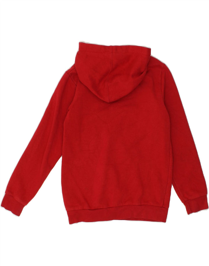 LEVI'S Boys Graphic Hoodie Jumper 10-11 Years Large Red Cotton Vintage Levi's and Second-Hand Levi's from Messina Hembry 
