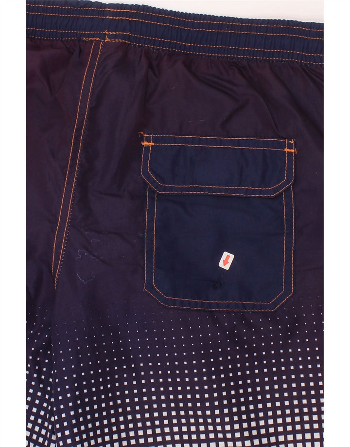 Shorts de banho Sergio Tacchini meninos 13-14 anos azul marinho manchado