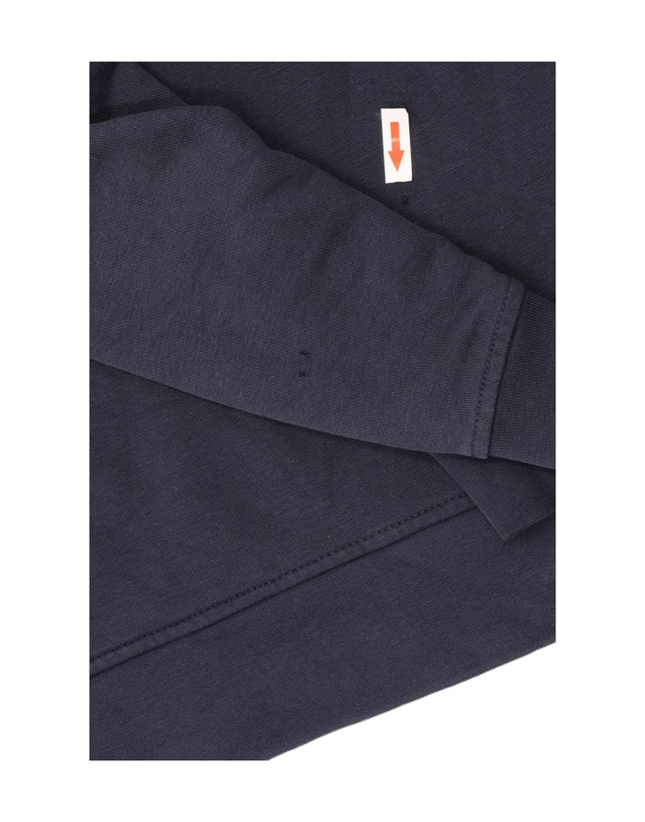 Ellesse moletom masculino jumper médio azul marinho algodão colorblock