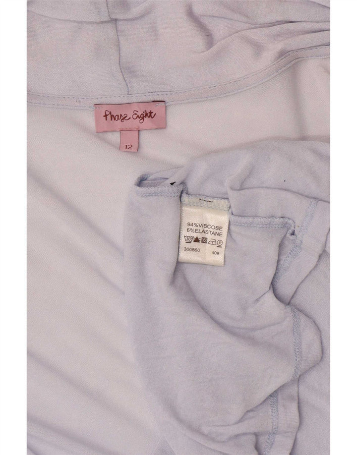 Cardigan Longline Feminino Phase Eight UK 12 Viscose Azul Médio