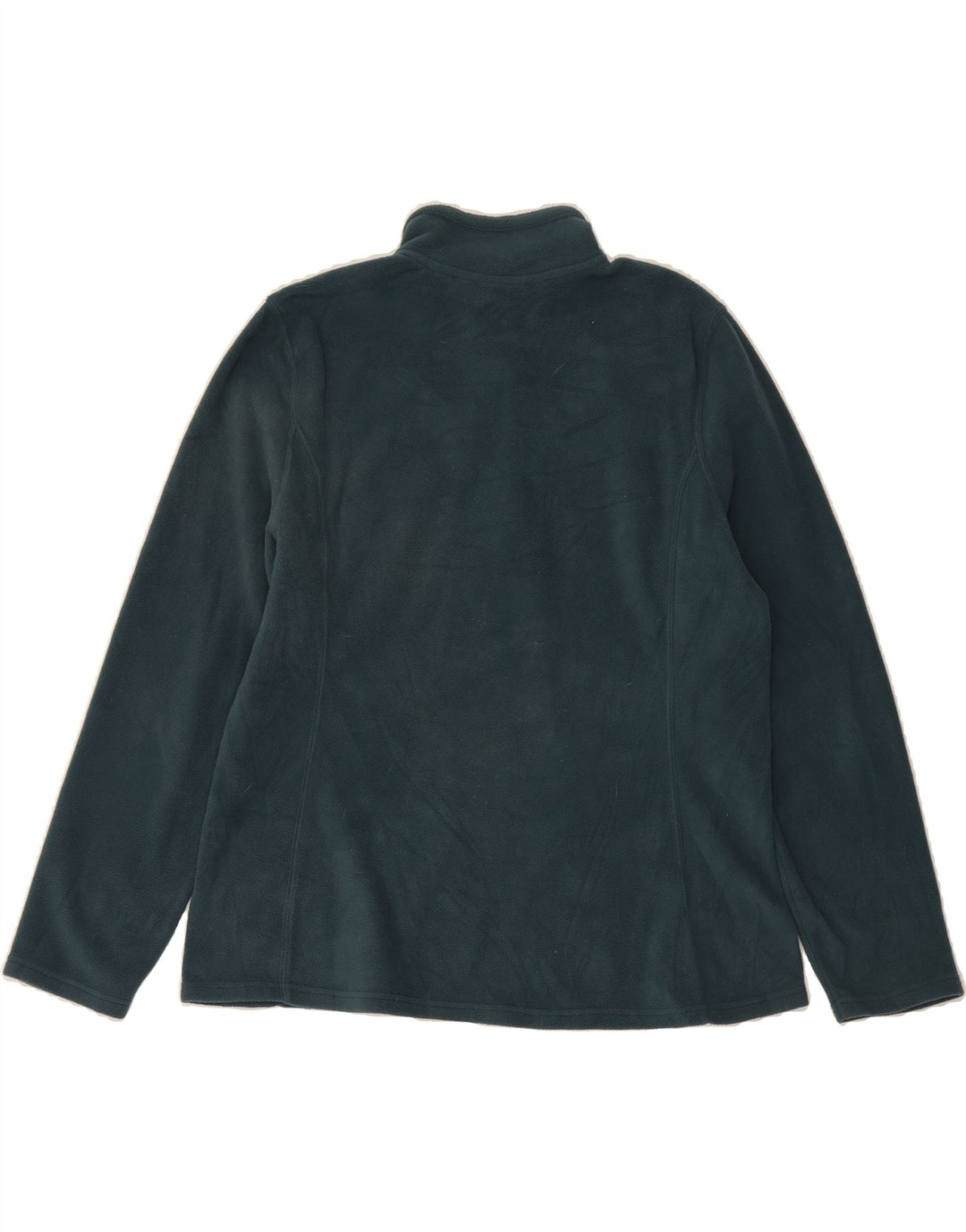 EDDIE BAUER Womens Fleece Zip Neck Sweatshirt Jumper UK 18 XL Green Vintage Eddie Bauer and Second-Hand Eddie Bauer from Messina Hembry 